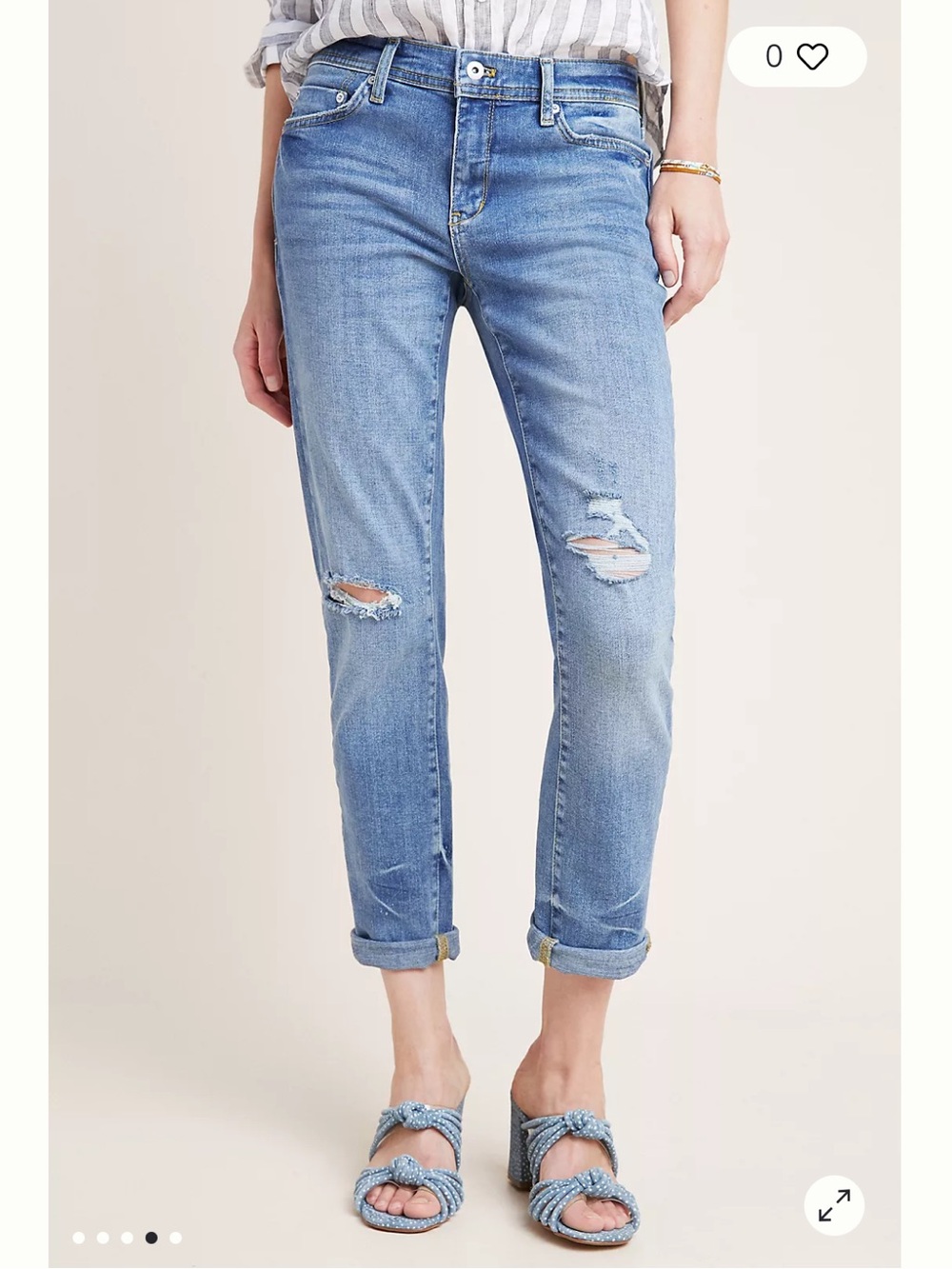 Anthropologie Pilcro Slim Boyfriend Jeans, size 32